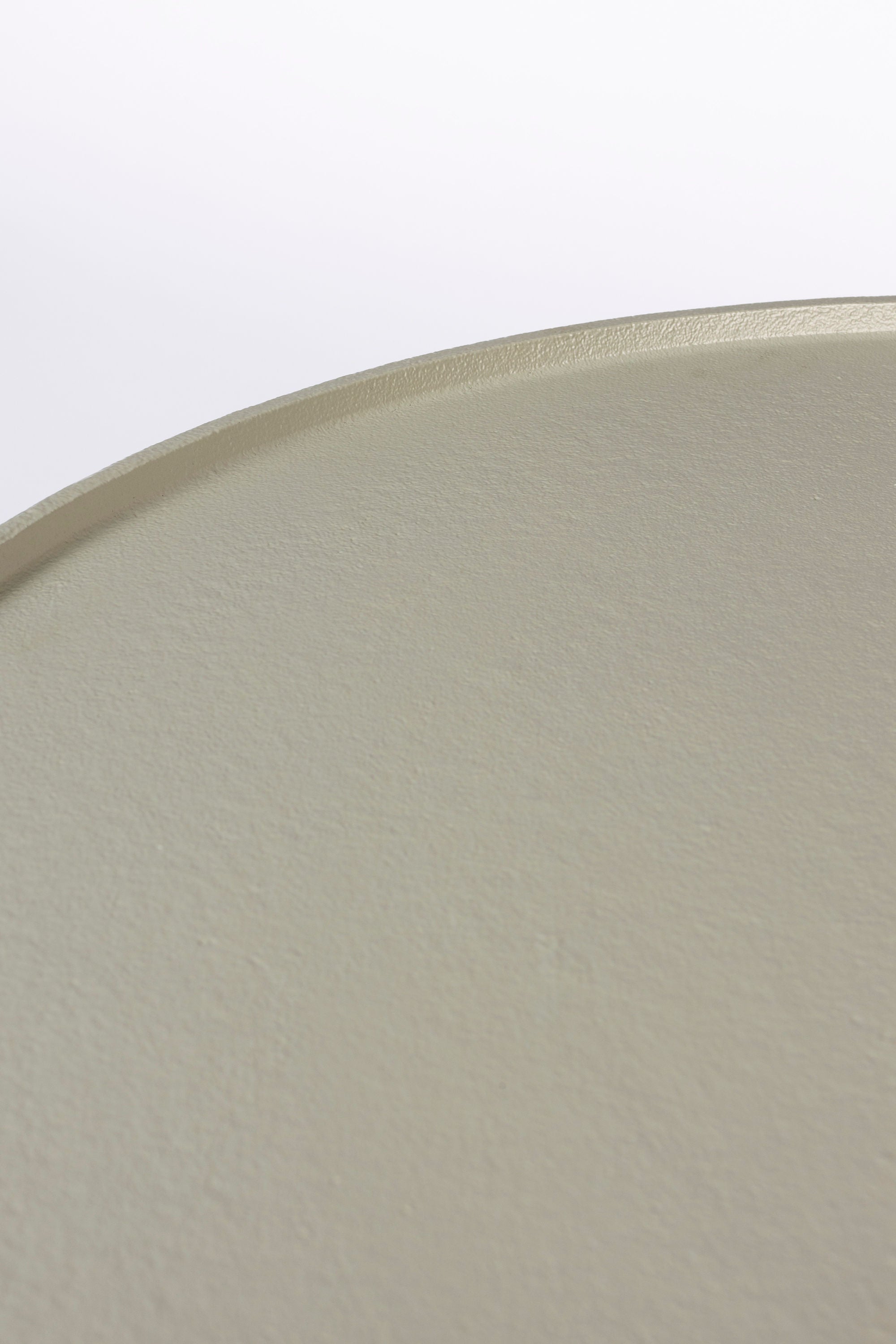 Zuiver Floss Grey Aluminum Round Coffee Table